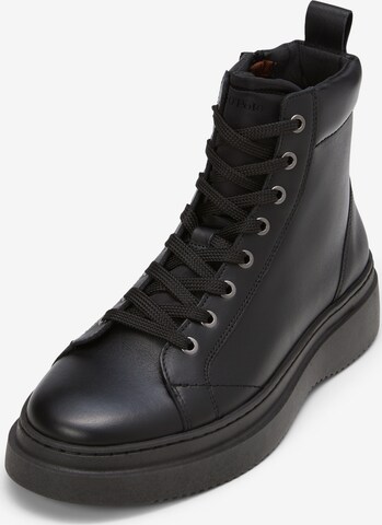 Bottines à lacets Marc O'Polo en noir : devant