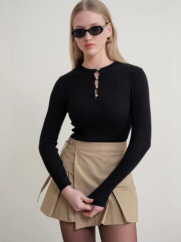 MixRay Pullover in Schwarz