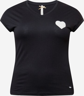 T-shirt Key Largo en noir : devant