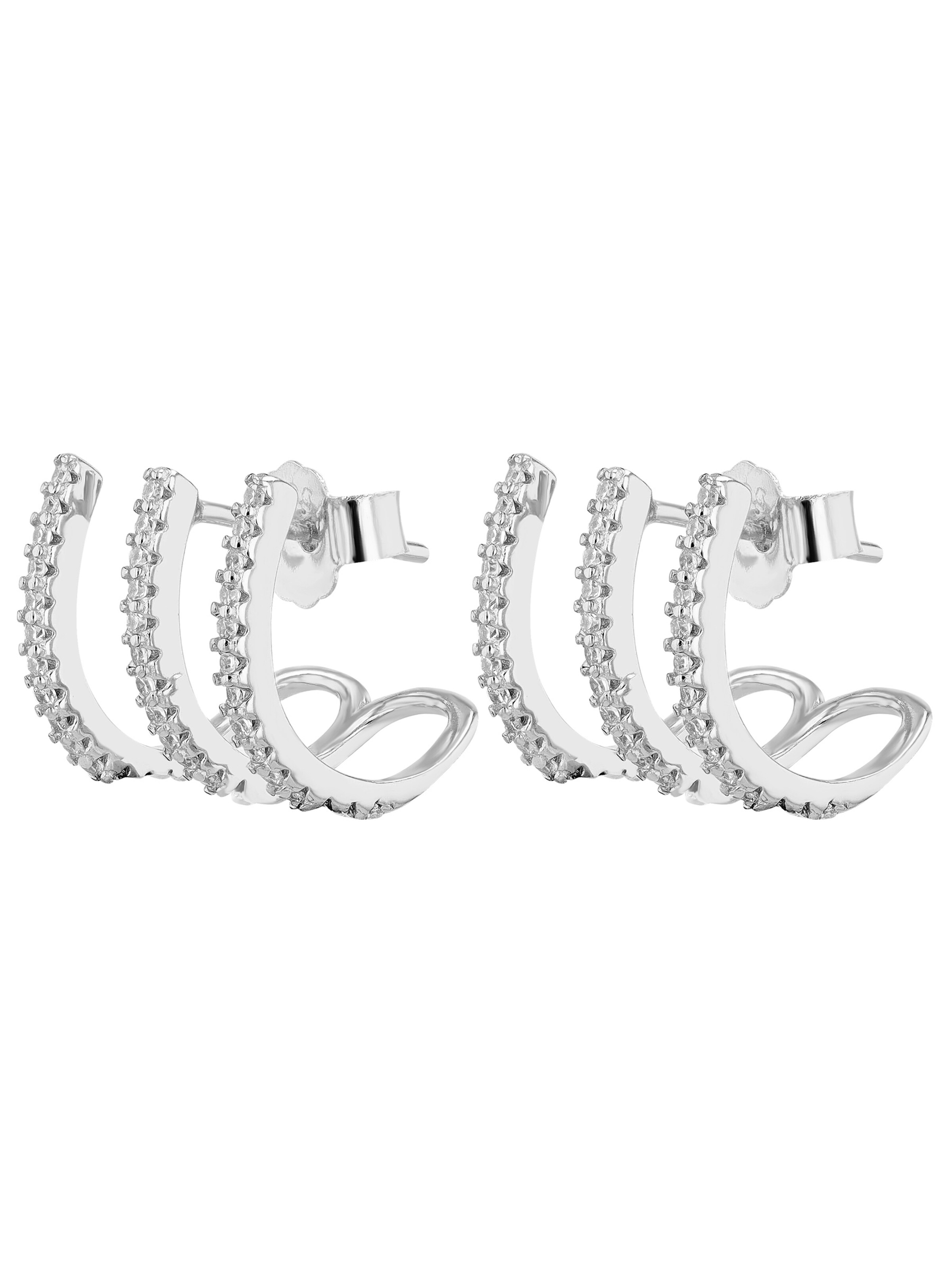 Akzent Earrings 'langlebig' in Silver