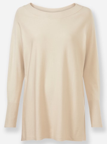 heine Maxitröja i beige