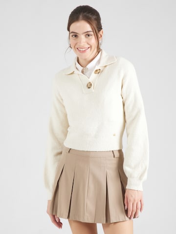 Pullover di UNITED COLORS OF BENETTON in beige: frontale