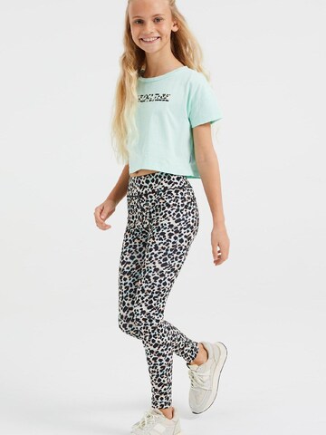 WE Fashion Skinny Leggings in Green