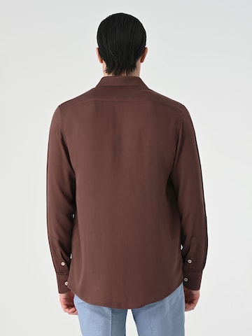 Antioch Regular fit Button Up Shirt in Brown