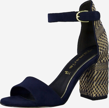 TAMARIS Strap Sandals in Blue: front