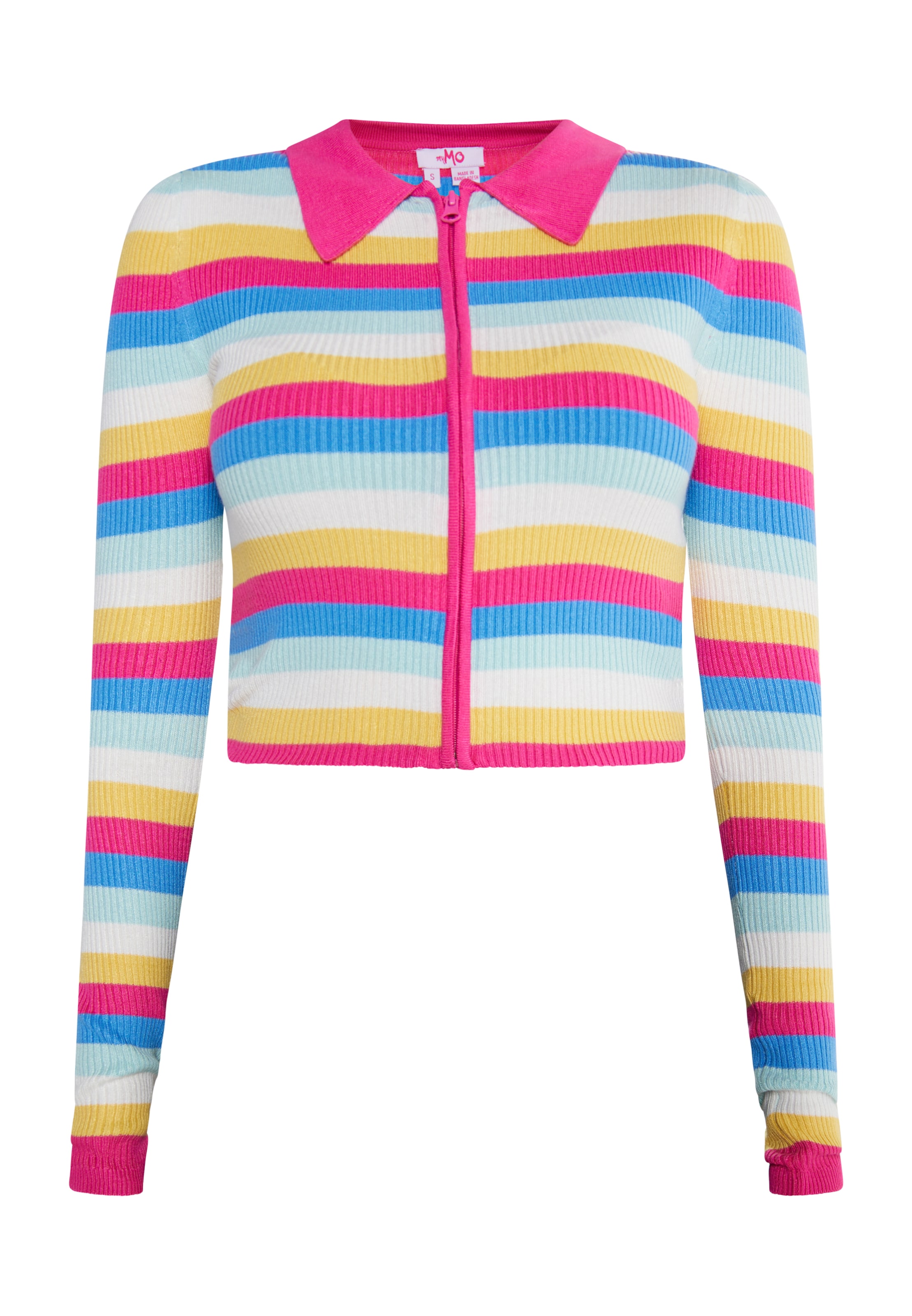 MYMO Strickjacke 'Blonda' in Pink: Vorderseite