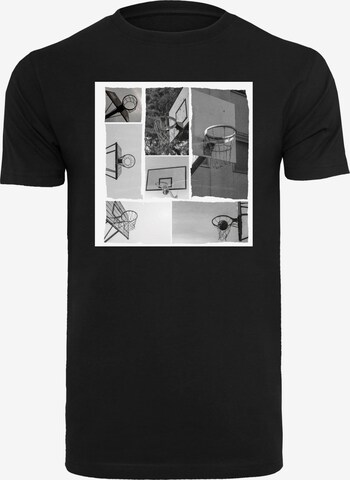 Mister Tee T-Shirt 'Hoop Life' in Schwarz: Vorderseite