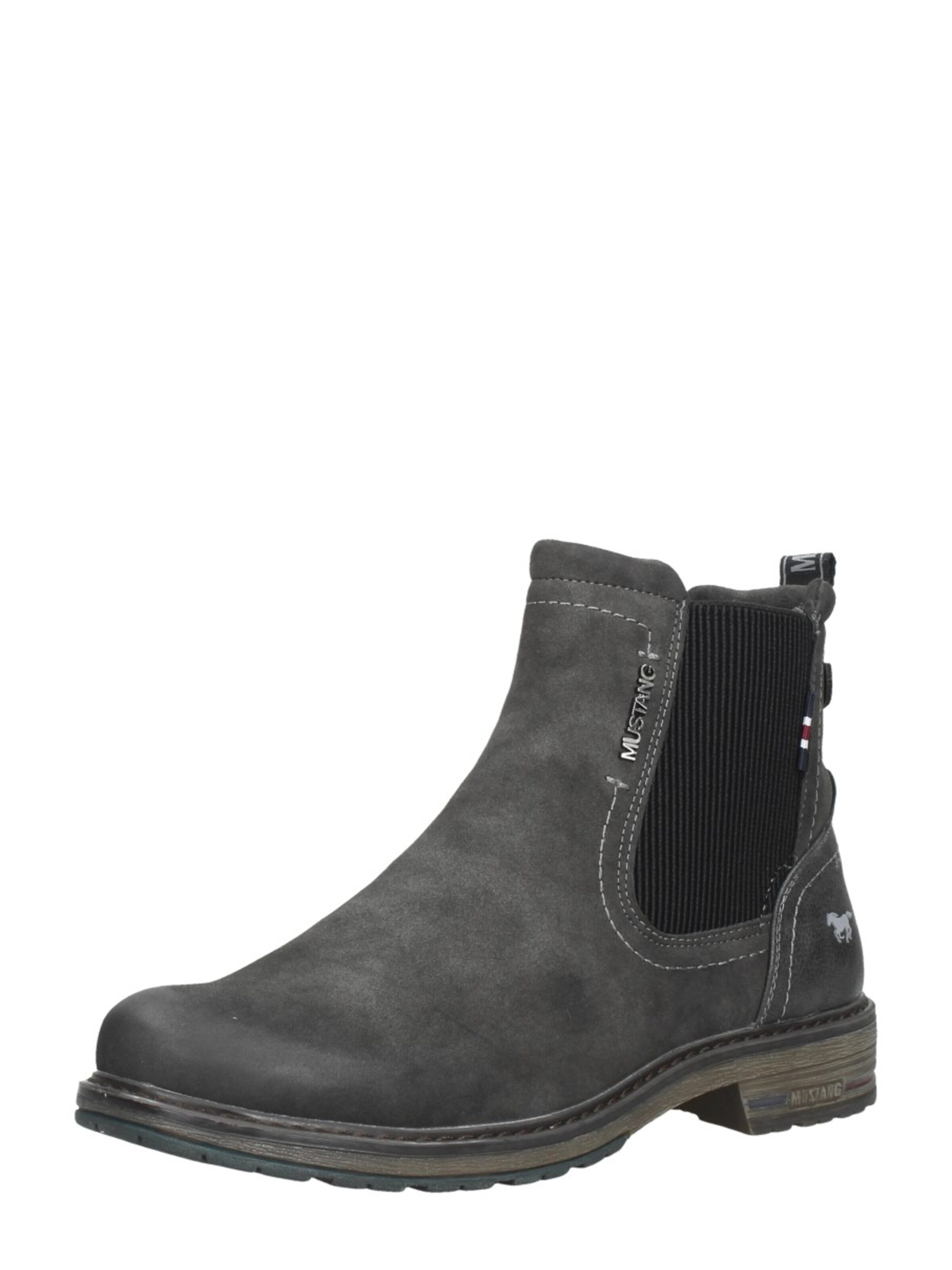 MUSTANG Chelsea boots 'Enkellaarzen' in Grijs: voorkant