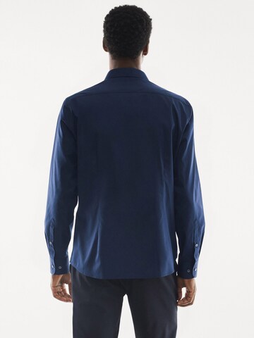 MANGO MAN Slim fit Overhemd 'Palmar' in Blauw