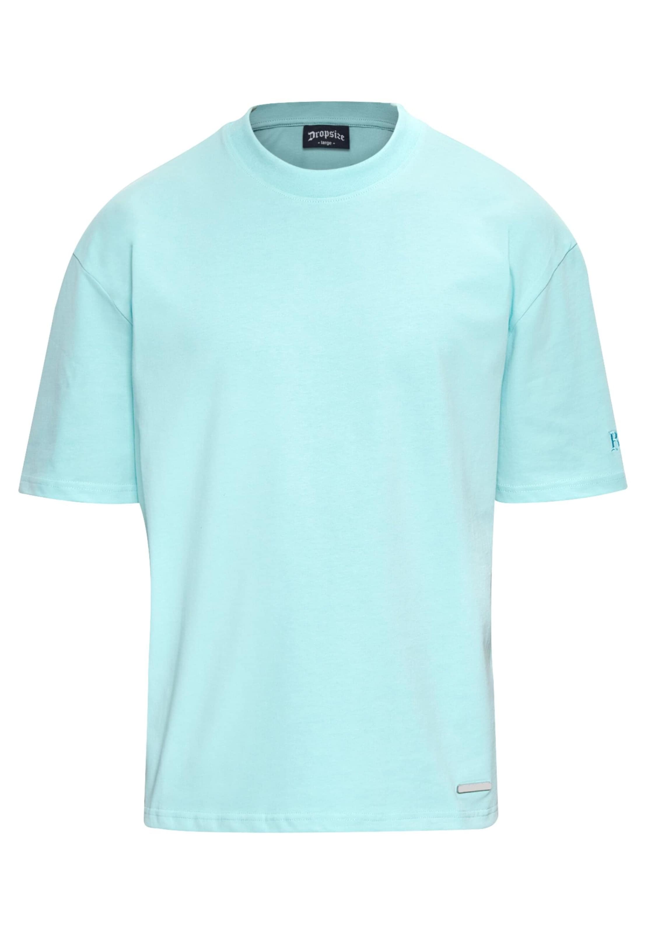 Dropsize T-Shirt in Blau: Vorderseite