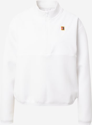 NIKESportska sweater majica - bijela boja: prednji dio