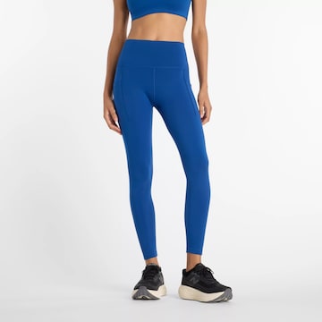 new balance Skinny Sports trousers in Blue: front