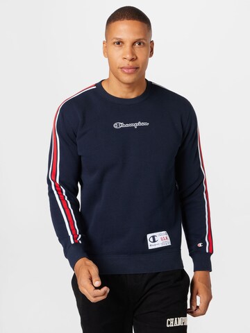 Champion Authentic Athletic ApparelSweater majica - plava boja: prednji dio