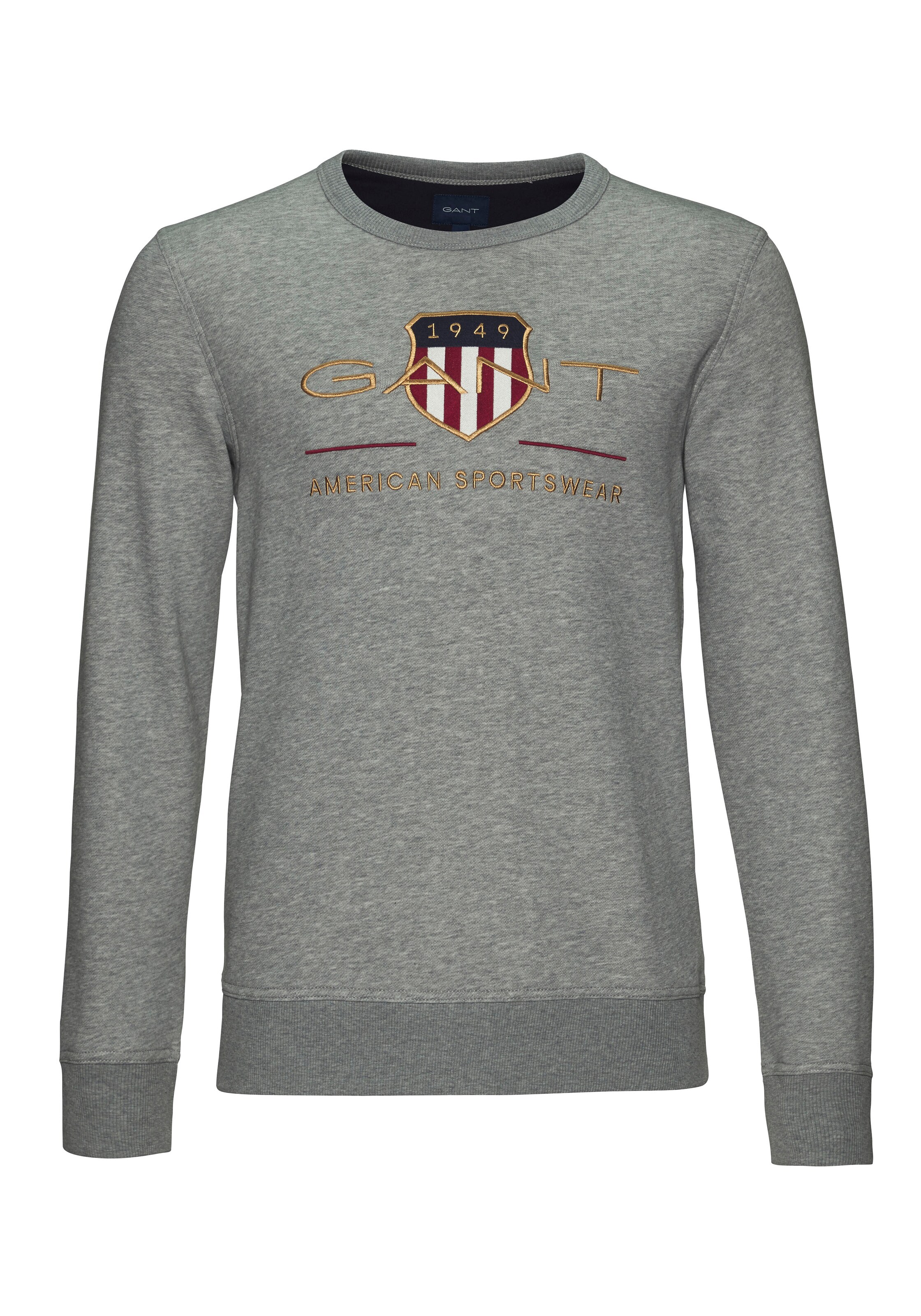 GANT Sweatshirt 'Archive Shield' in Grau: Vorderseite
