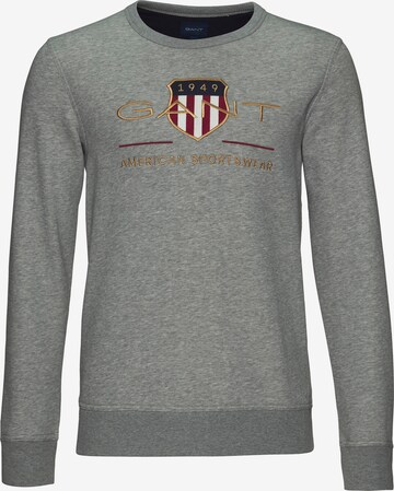 GANT Sweatshirt 'Archive Shield' in Grey: front