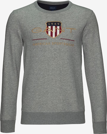 GANT Sweatshirt 'Archive Shield' in Grey: front