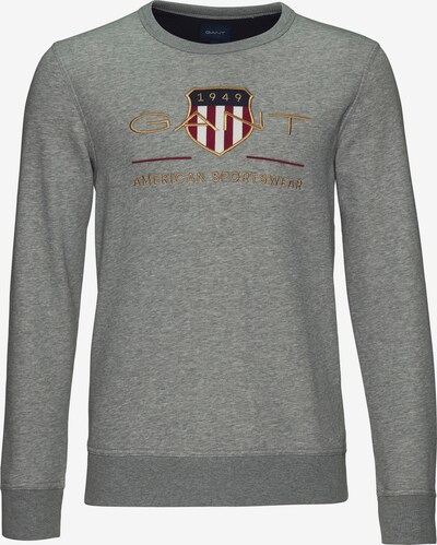 GANT Sweatshirt 'Archive Shield' i gråmelerad / blandade färger, Produktvy