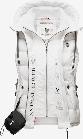 Gilet 'Taisaa' MARIKOO en blanc