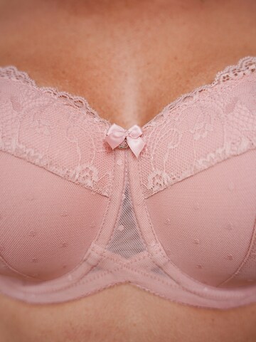 SugarShape Bandeau Bra 'Diamond' in Pink