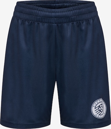 Pantalon de sport Hummel en bleu : devant