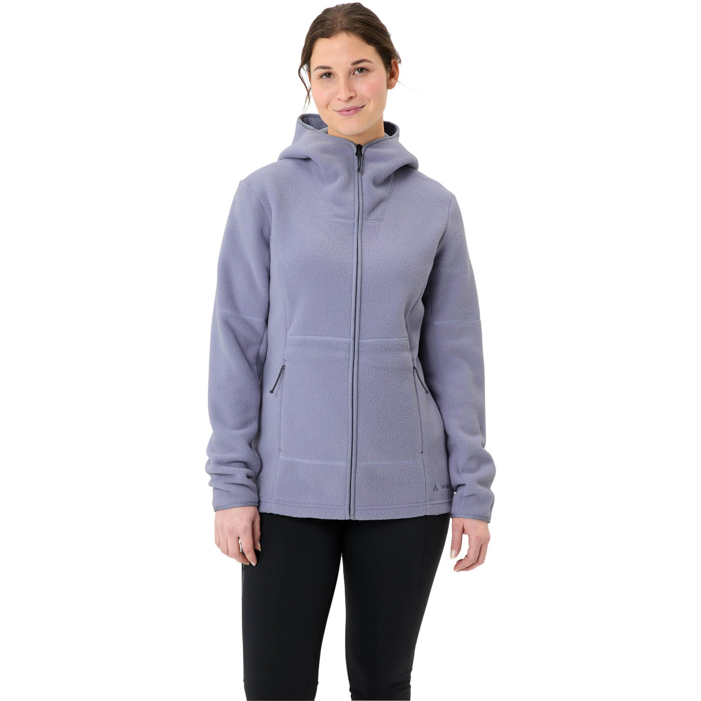 VAUDE Functionele fleece jas 'Neyland II' in Lila: voorkant