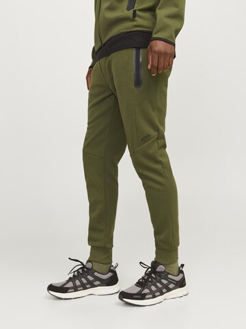 JACK & JONES Tapered Broek in Groen