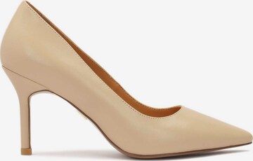 Kazar - Zapatos con plataforma en beige