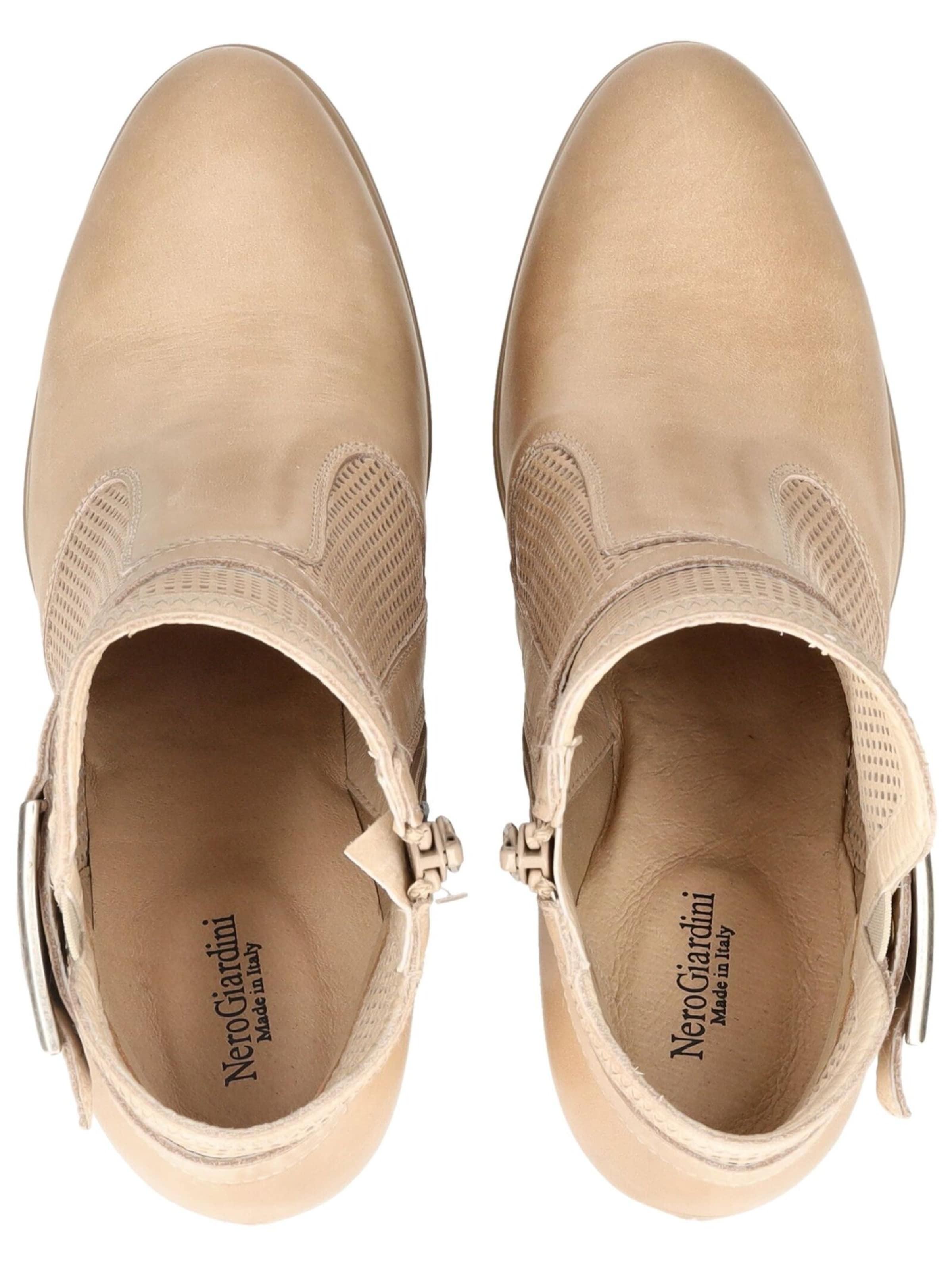 Bottines Nero Giardini en beige