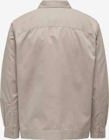 Only & Sons Between-Season Jacket 'Toby' in Grey