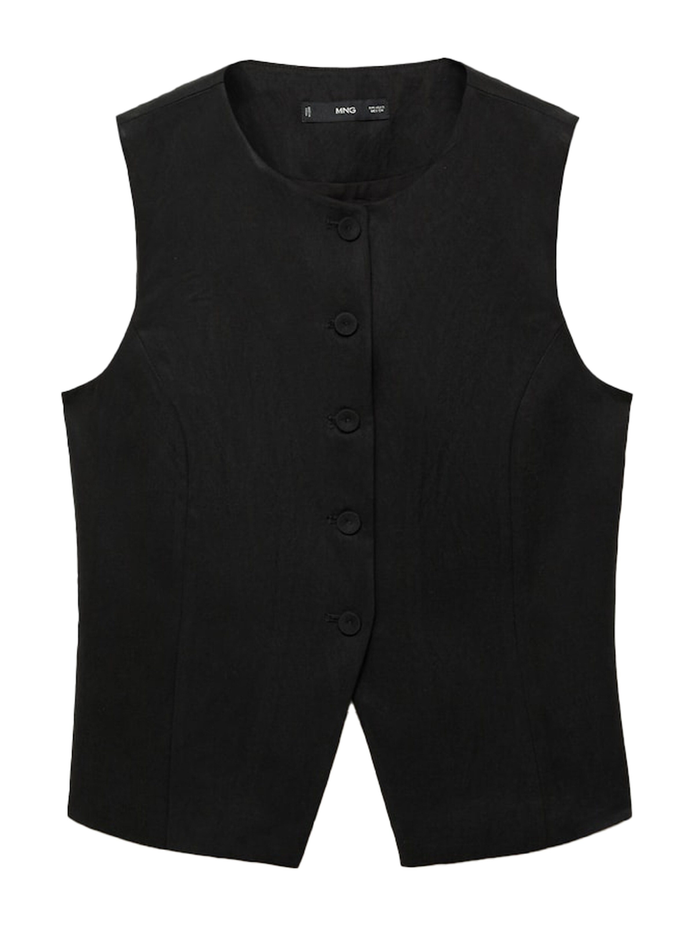 MANGO MANGO Anzugweste 'Amalfi' in Schwarz Limitierter Zeitrabatt