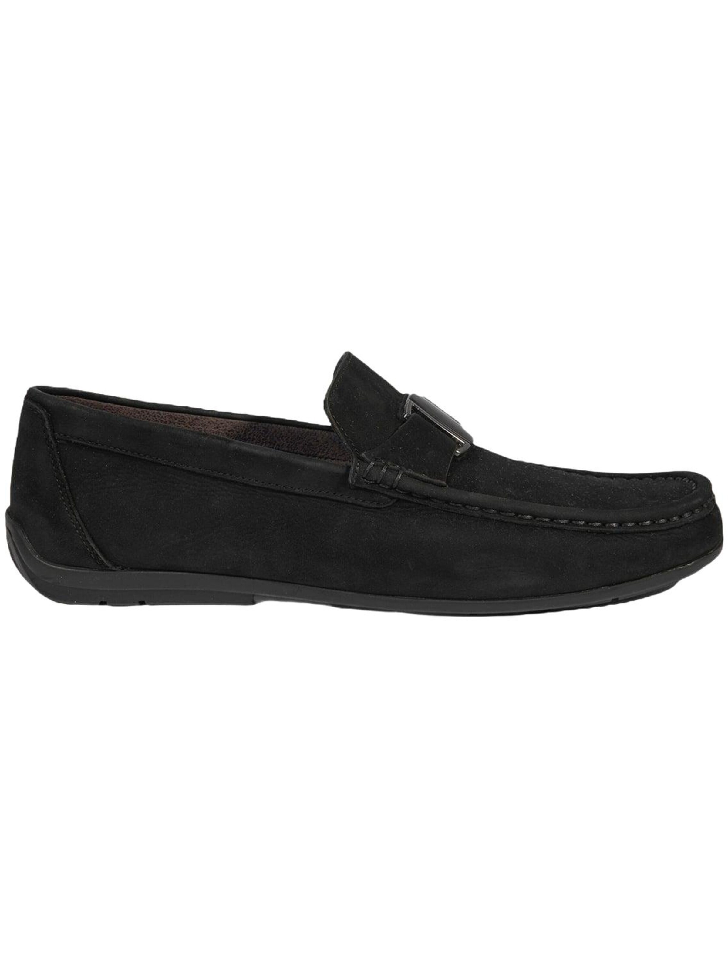 Desa Moccasins 'Slip-Ons' in Black