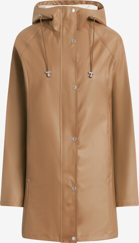 Manteau fonctionnel 'RAIN87' ILSE JACOBSEN en marron : devant