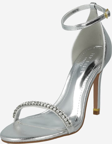 Ted Baker Strap Sandals 'Helenni' in Silver: front