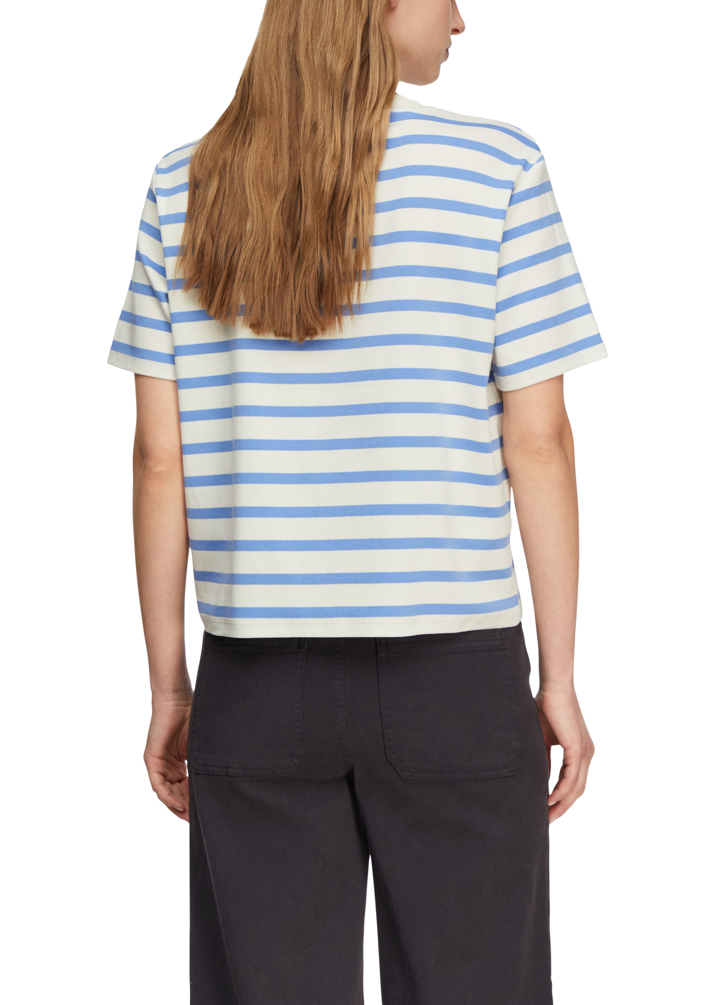 COMMA Shirt in Blauw