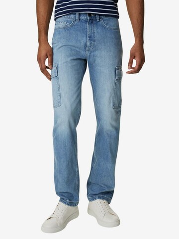 Marks & Spencer Regular Cargojeans in Blauw: voorkant