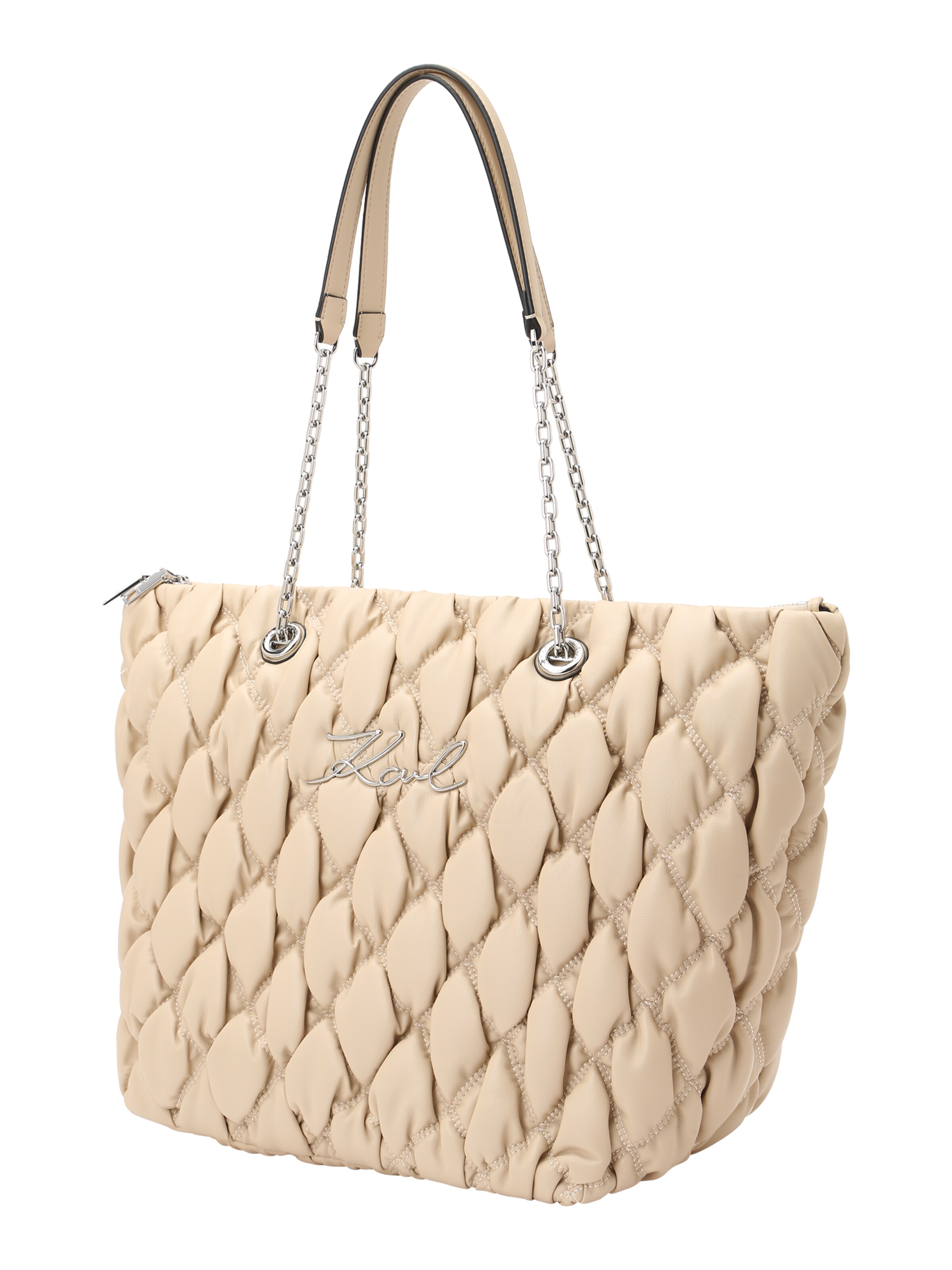 Karl Lagerfeld Torba na ramię w kolorze beżowy