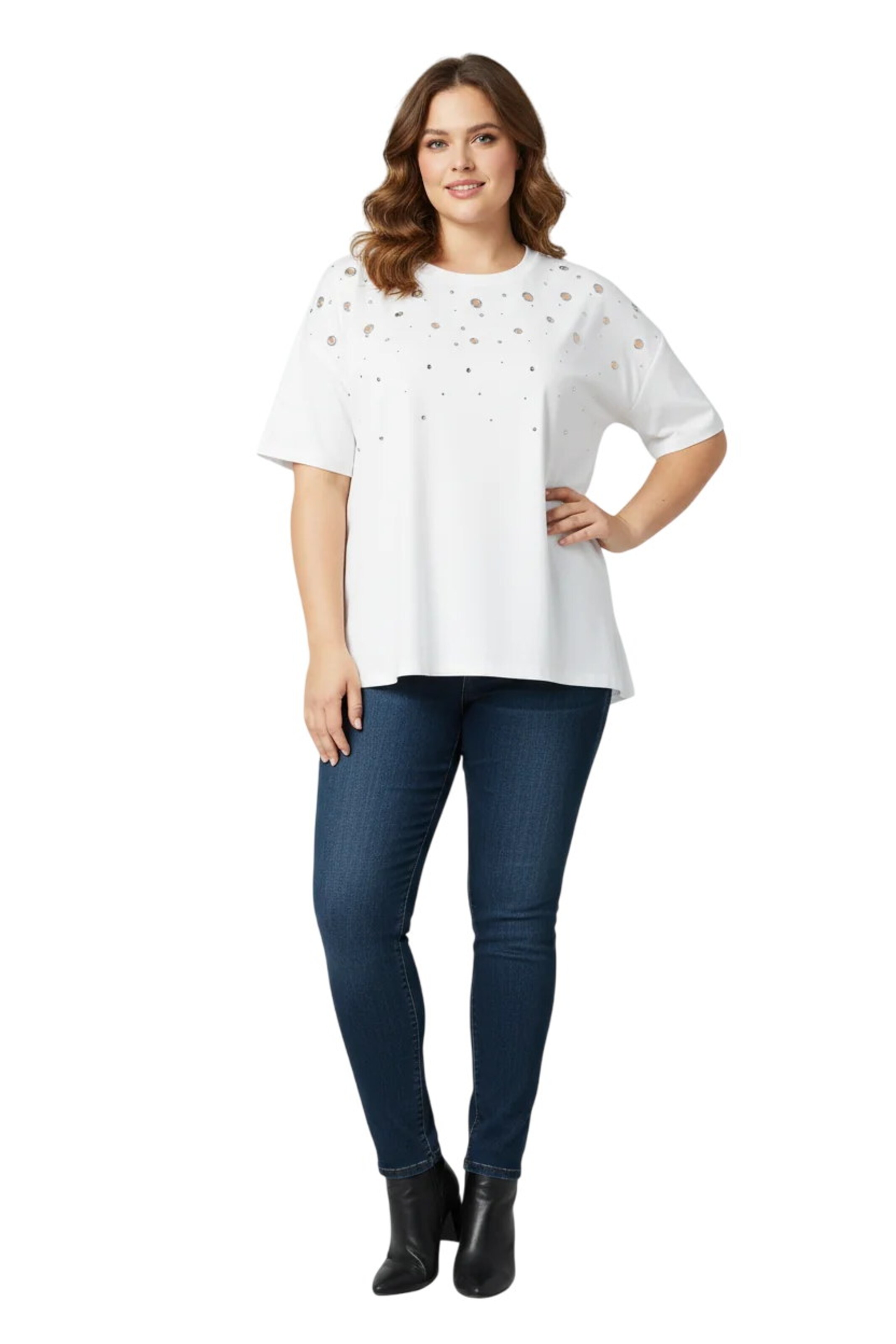 Shape Of You Shirt in Wit