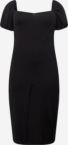 Missguided Plus Dress in Black: front