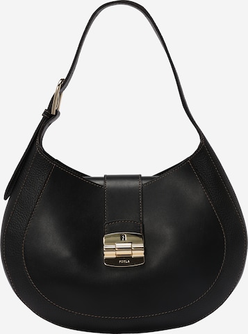 FURLA Shoulder Bag 'Club 2' in Black: front