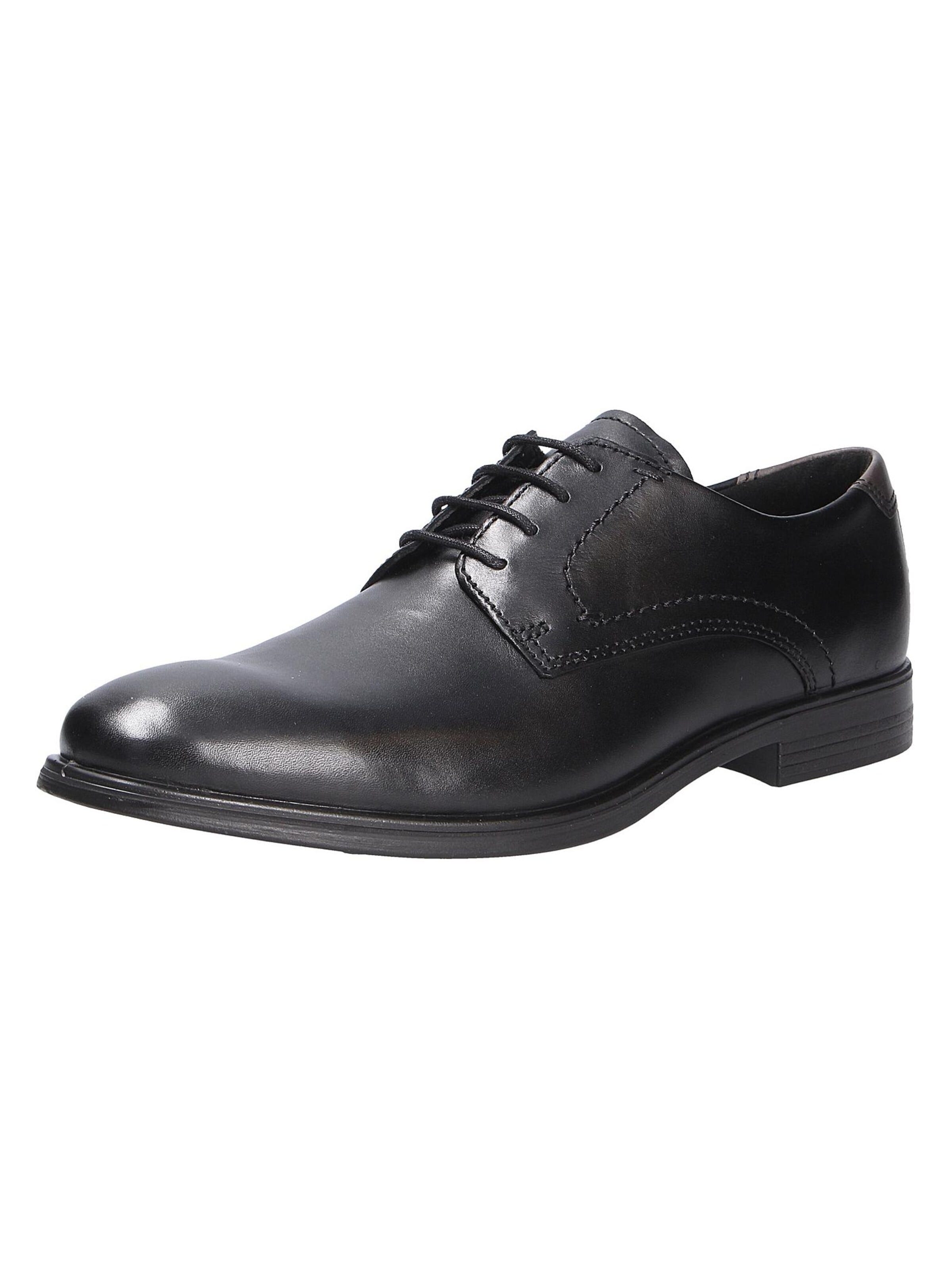 ECCO Lace-Up Shoes 'Melbourne' in Black: front