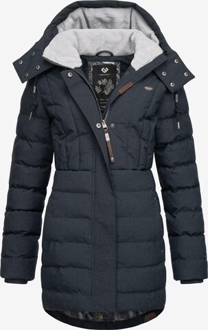 Manteau d’hiver 'Ashanta' Ragwear en bleu : devant