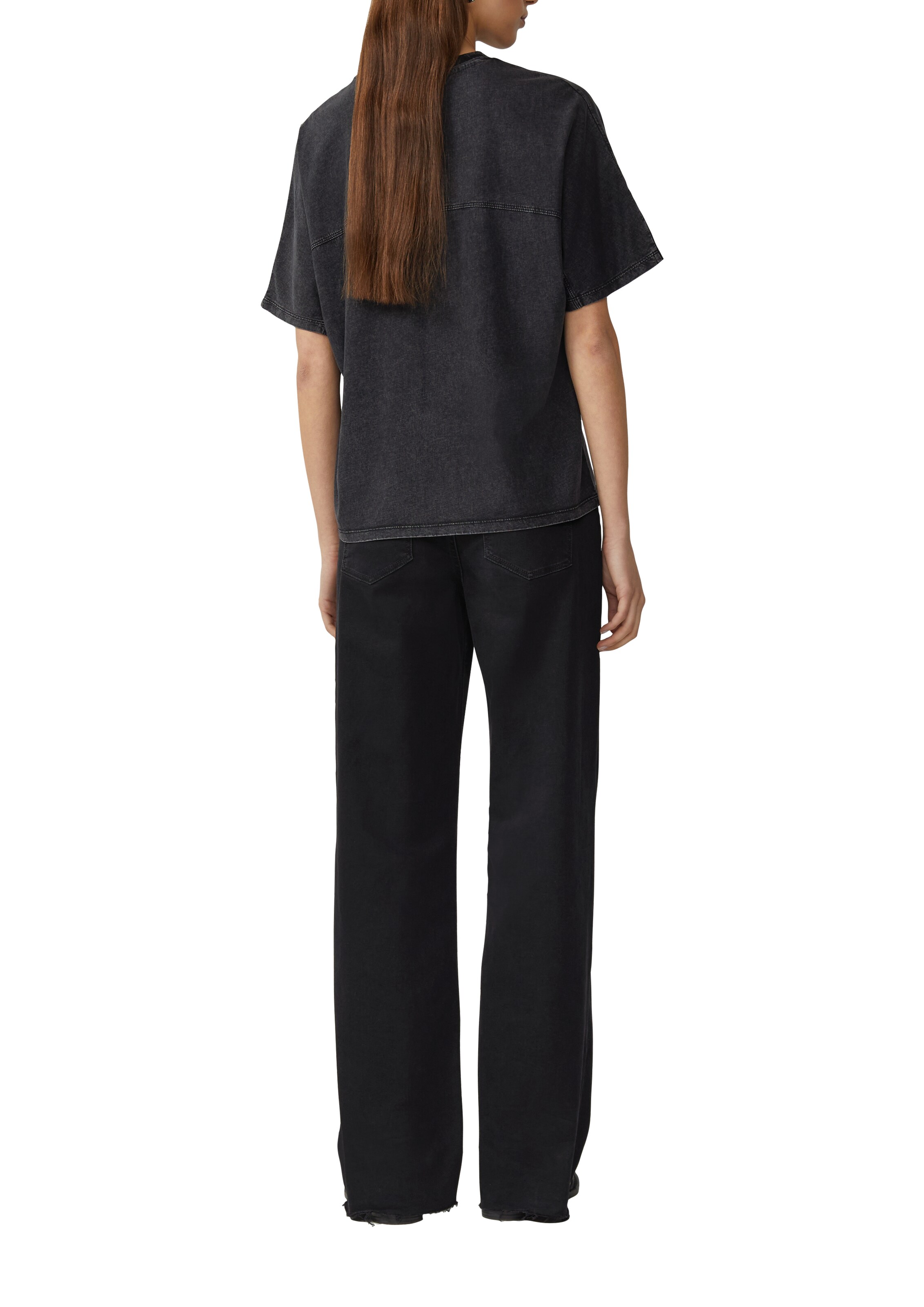 QS Tričko - Čierna