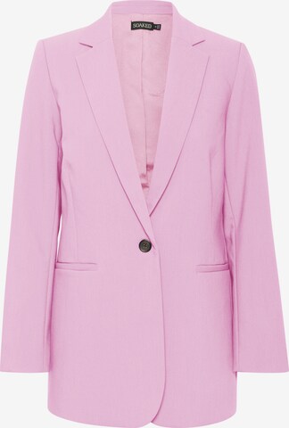 SOAKED IN LUXURY Blazer 'Corinne ' in Purple: front