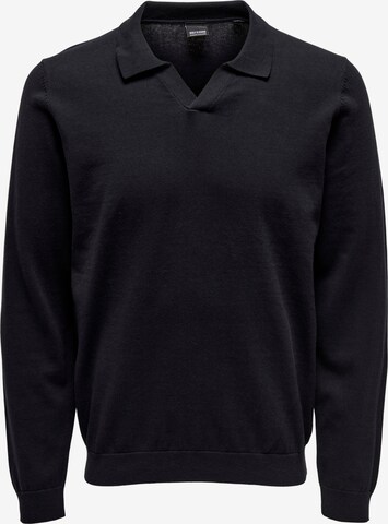 Only & Sons Sweter 'Coby' w kolorze czarny: przód