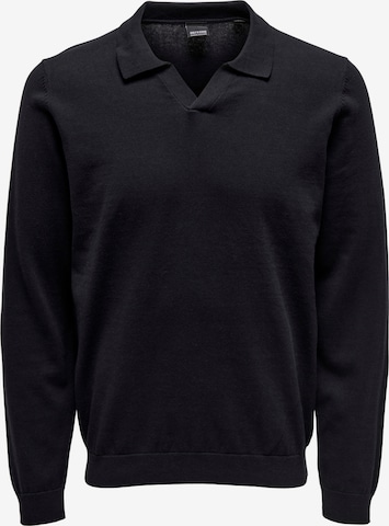 Only & Sons Sweater 'Coby' in Black: front