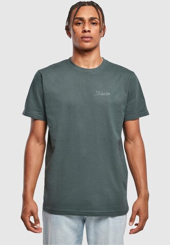 T-Shirt 'Just love' Merchcode en vert : devant