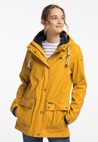 Schmuddelwedda Weatherproof jacket in Yellow: front