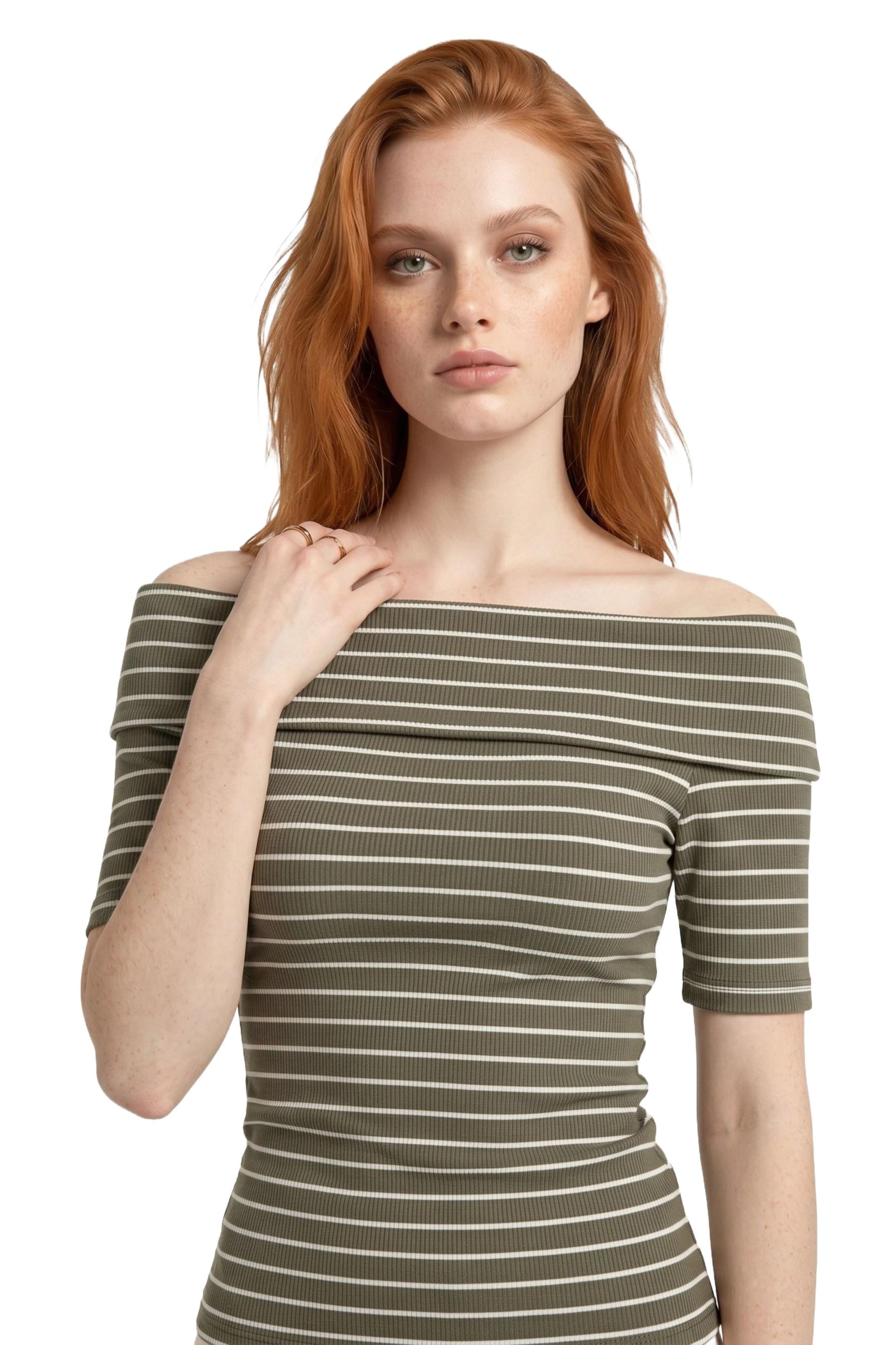 Alexa Dash Shirt in Green: front