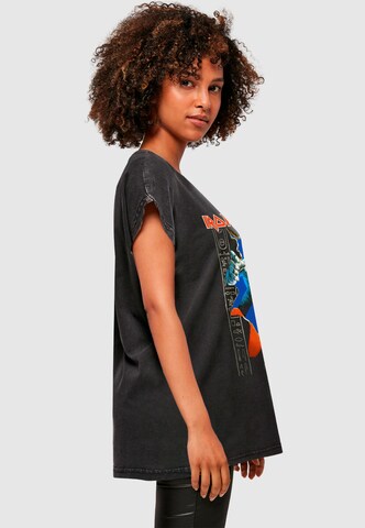 Merchcode Shirt 'Powerslave - Mummy Wall Break' in Schwarz