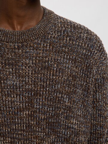 Pull-over 'SLHTILUM' SELECTED en marron